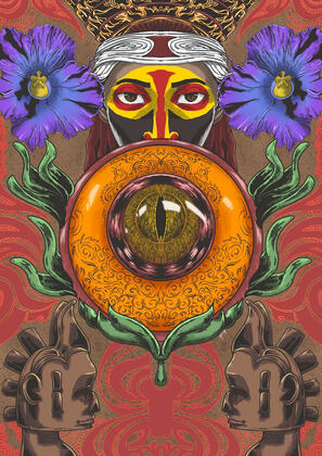 &quot;AHWAS&quot; [1/1 buy 0.1 Ξ ] Everything that can be seen and cannot be seen will always cause anxiety. If you want to get through it all, be alert and self-aware so that you can face the things around you calmly.