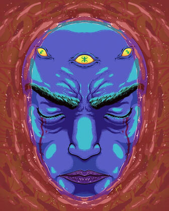 &quot;DROWN WITH SILENCE&quot; [Edition 20 mint 0.003 Ξ ] Understanding the limit of language from mind and heart. In silence you will get know better with emotional processing and connecting, with own self to the world.